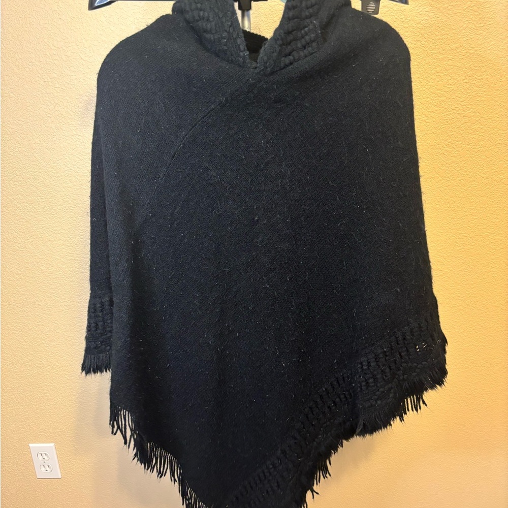 Elegant‎ Black Women's Poncho Sweater